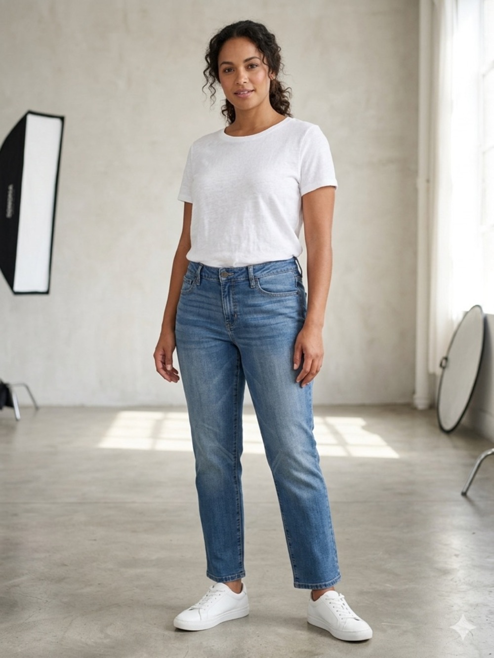 Sonoma Blue Straight Leg Jeans Size 10 Short